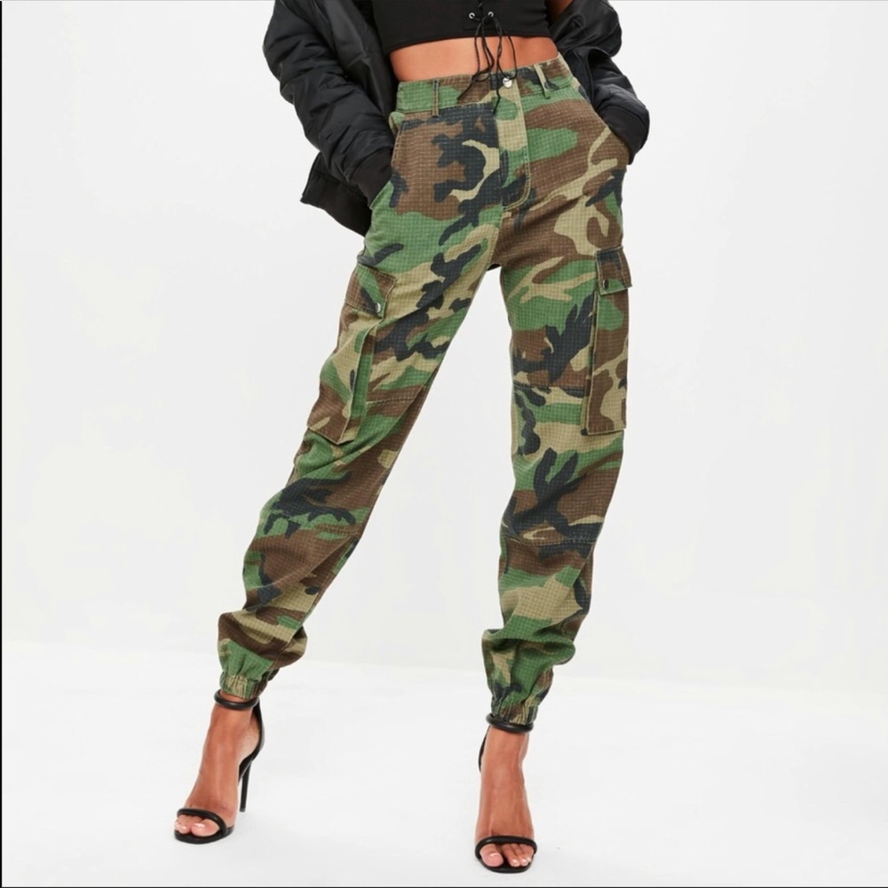 Missguided camo pants